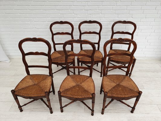 Mid-Century Danish Dining Chairs, 1950s, Set of 6-TMW-655723