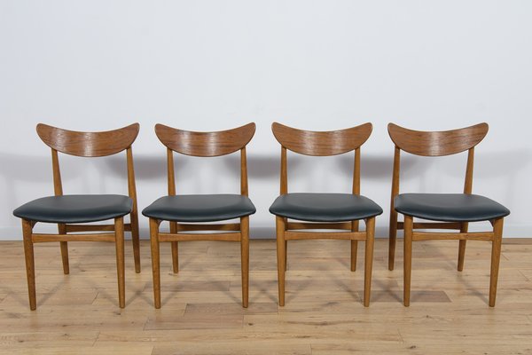 Mid-Century Danish Dining Chairs, 1960s, Set of 4-NIT-1735360