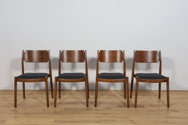 Mid-Century Danish Dining Chairs, 1960s, Set of 4-NIT-1761654