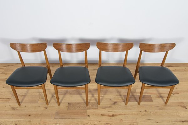 Mid-Century Danish Dining Chairs, 1960s, Set of 4-NIT-1735360