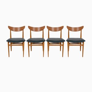 Mid-Century Danish Dining Chairs, 1960s, Set of 4-NIT-1735360