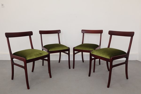 Mid-Century Danish Dining Chairs by Ole Wancher for Poul Jeppesens Møbelfabrik, 1960s, Set of 4-JWH-627994