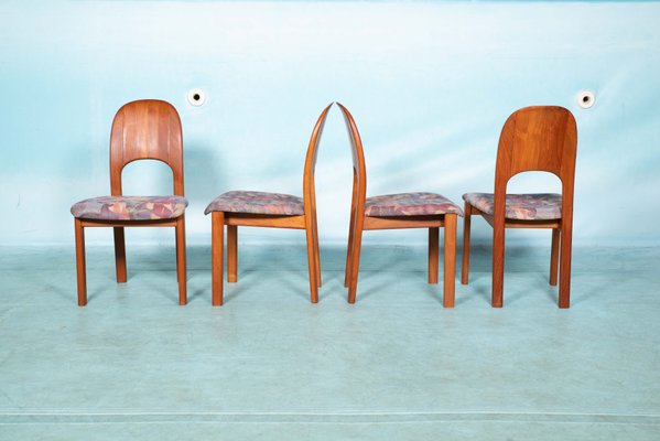 Mid-Century Danish Dining Chairs from Möbelfabrik Holstebro, 1970s, Set of 4-HGA-1229119