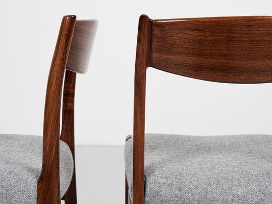 Mid-Century Danish Dining Chairs in Rosewood from Glyngøre Stolefabrik, 1960s, Set of 6-MF-1296187