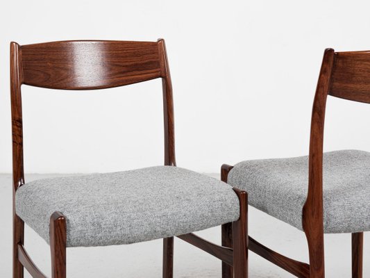 Mid-Century Danish Dining Chairs in Rosewood from Glyngøre Stolefabrik, 1960s, Set of 6-MF-1296187