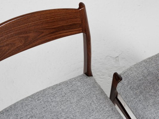 Mid-Century Danish Dining Chairs in Rosewood from Glyngøre Stolefabrik, 1960s, Set of 6-MF-1296187