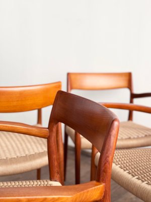 Mid-Century Danish Dining Chairs in Teak by Niels O. Møller for JL Mollers Møbelfabrik, 1950, Set of 6-DOY-2016553