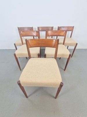 Mid-Century Danish Dining Room Set Table and Chairs, 1960s, Set of 7-AXJ-2043088