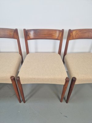 Mid-Century Danish Dining Room Set Table and Chairs, 1960s, Set of 7-AXJ-2043088