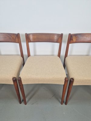 Mid-Century Danish Dining Room Set Table and Chairs, 1960s, Set of 7-AXJ-2043088