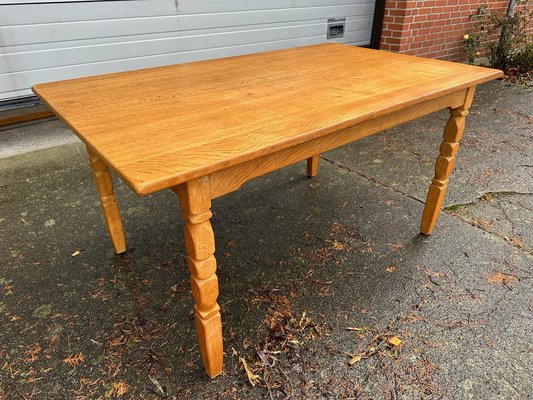 Mid-Century Danish Dining Table in Oak attributed to Henning Kjaernulf for EG Møbler, 1970s-GON-1750242