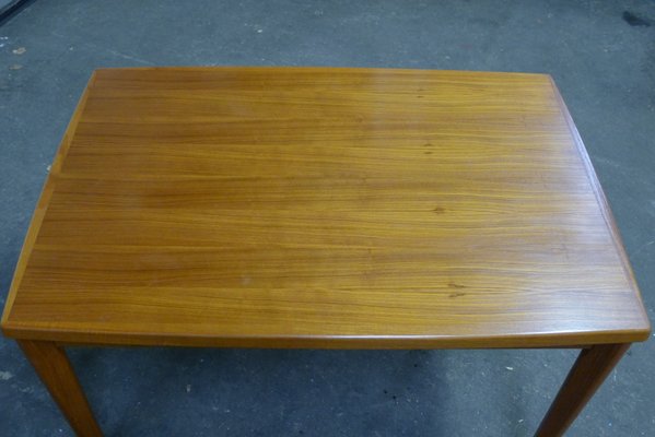 Mid-Century Danish Extendable Dining Table with Concealed Panels in Teak from Grete Jalk for Glostrup, 1960s-VRE-832665