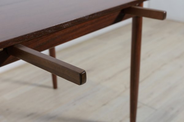 Mid-Century Danish Extendable Rosewood Dining Table, 1960s-NIT-1332618