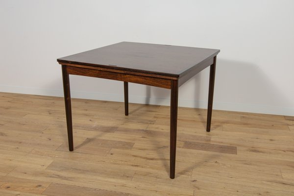 Mid-Century Danish Extendable Rosewood Dining Table, Denmark, 1960s-NIT-2017124