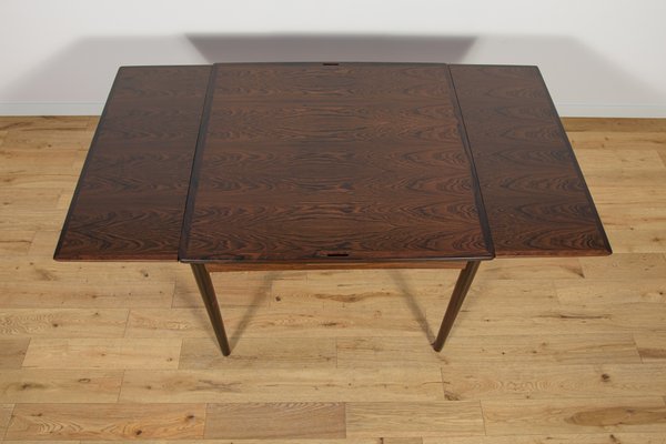 Mid-Century Danish Extendable Rosewood Dining Table, Denmark, 1960s-NIT-2017124