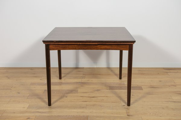 Mid-Century Danish Extendable Rosewood Dining Table, Denmark, 1960s-NIT-2017124