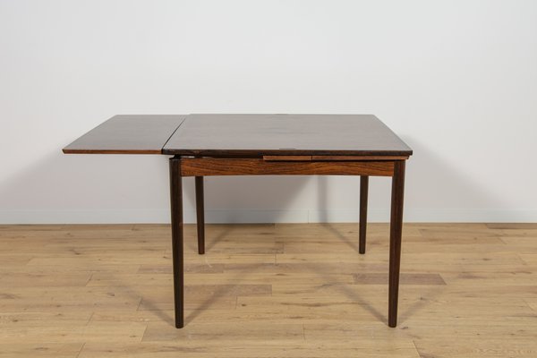 Mid-Century Danish Extendable Rosewood Dining Table, Denmark, 1960s-NIT-2017124