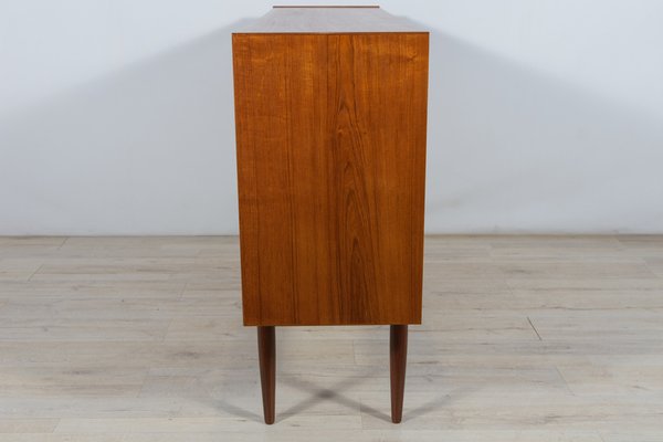 Mid-Century Danish High Sideboard in Teak, 1960s-NIT-1397571