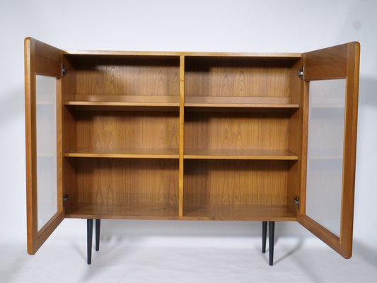 Mid-Century Danish Illuminated Showcase Cabinet in Teak, 1960s-LVS-1368392