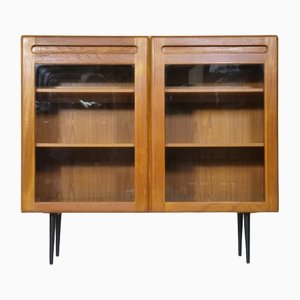 Mid-Century Danish Illuminated Showcase Cabinet in Teak, 1960s-LVS-1368392