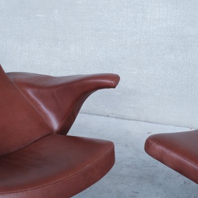 Mid-Century Danish Leather Armchair by Gösta Berg for Fritz Hansen-JRP-1169781