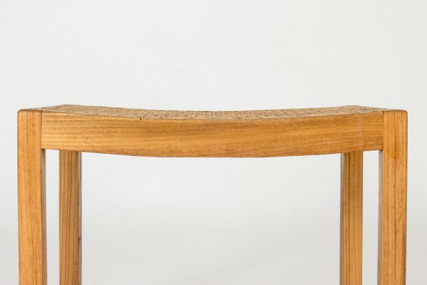 Mid-Century Danish Mahogany Stool, 1950s-NL-1756203