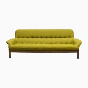 Mid-Century Danish Mellow Yellow Sofa-BW-1261467