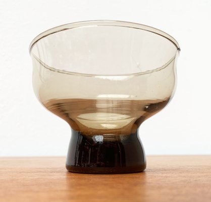 Mid-Century Danish Metal and Glass Candleholder, 1960s-UAH-1331270