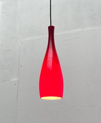 Mid-Century Danish Model Bang Glass Pendant Lamp by Jacob E. Bang for Fog & Mørup and Holmegaard, 1960s-UAH-2016291