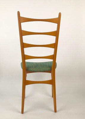 Mid-Century Danish Modern Ladder Back Dining Chairs, 1950s, Set of 6-BAF-763369