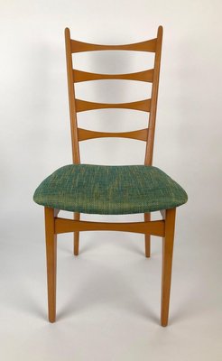 Mid-Century Danish Modern Ladder Back Dining Chairs, 1950s, Set of 6-BAF-763369