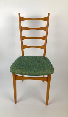 Mid-Century Danish Modern Ladder Back Dining Chairs, 1950s, Set of 6-BAF-763369