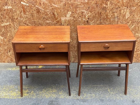 Mid-Century Danish Modern Nightstands, 1964, Set of 2-MXB-1762660