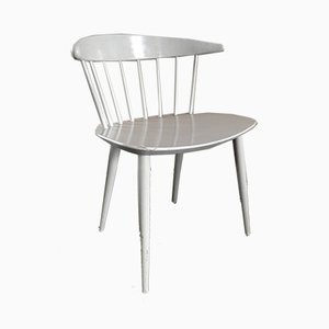 Mid-Century Danish Modern White Dining Chair by Ejvind Johansson for FDB, 1950s-DE-646799