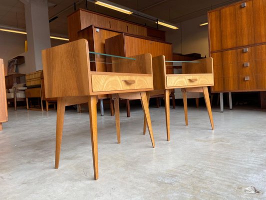 Mid-Century Danish Nightstands, 1950s, Set of 2-WSA-890187