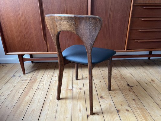 Mid-Century Danish Oak Desk Armchair by Niels Koefoed, 1960s-WSA-936823