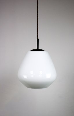 Mid-Century Danish Opaline Glass Pendant Lamp-HGJ-1187981