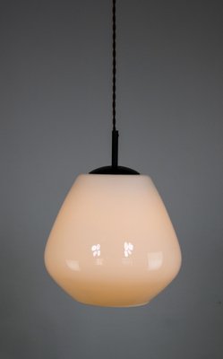 Mid-Century Danish Opaline Glass Pendant Lamp-HGJ-1187981