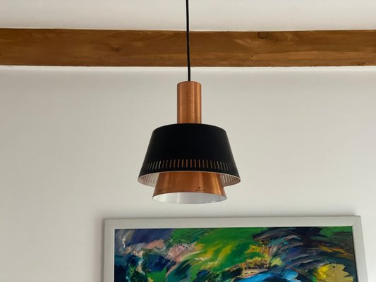 Mid-Century Danish Pendant Lamp by Jo Hammerborg for Fog Mørup, 1960s-WSA-1063448