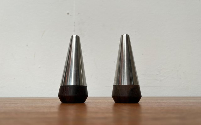 Mid-Century Danish Pepper and Salt Shakers from A&B Lundtofte, 1960s, Set of 2-UAH-1716284