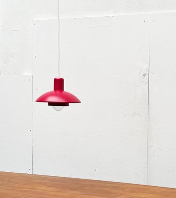 Mid-Century Danish Red Model 728 Pendant Lamp from Horn, 1960s-UAH-1704485