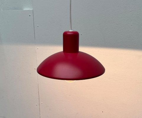 Mid-Century Danish Red Model 728 Pendant Lamp from Horn, 1960s-UAH-1704485