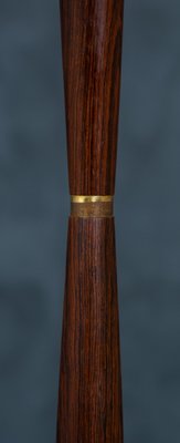 Mid-Century Danish Rosewood & Brass Floor Lamp, 1960s-ZGQ-770164