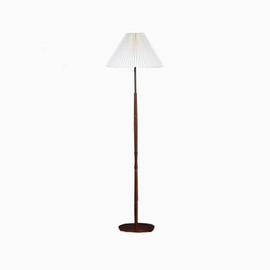 Mid-Century Danish Rosewood & Brass Floor Lamp, 1960s-ZGQ-883085