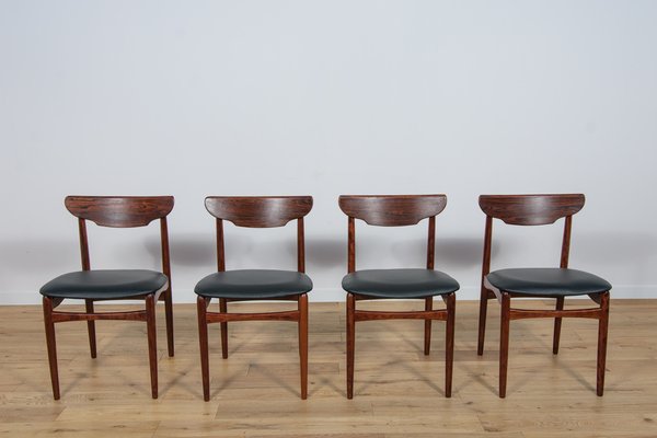 Mid-Century Danish Rosewood Dining Chairs, 1960s, Set of 4-NIT-1705627