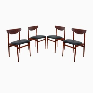 Mid-Century Danish Rosewood Dining Chairs, 1960s, Set of 4-NIT-1705627