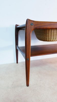 Mid-Century Danish Rosewood Sewing Table-KK-811752