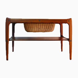 Mid-Century Danish Rosewood Sewing Table-KK-811752