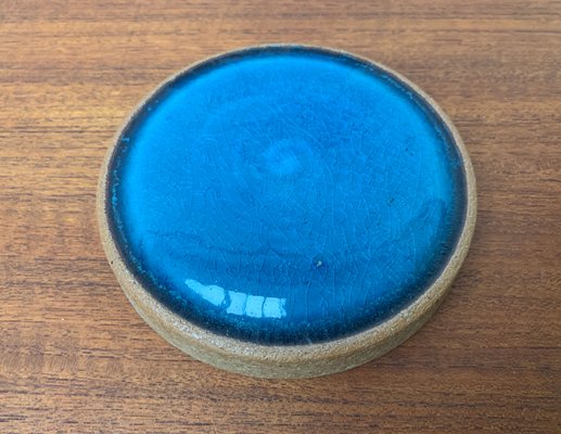 Mid-Century Danish Round Ceramic Box by L. Hjorth for Hjorth Pottery, Denmark-UAH-1107498