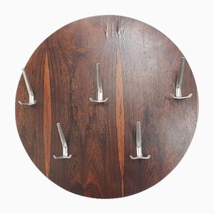 Mid-Century Danish Round Rosewood Coat Rack, 1960s-ZO-2026359